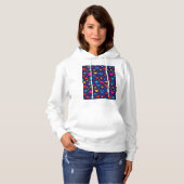 Pull À Capuche 8-Bit Pixel Gaming Aesthetic Cozy Hoodie (Devant entier)