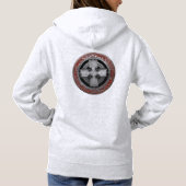 Pull À Capuche [900] Ancienne Croix de noeud d'argent sacré celti (Dos)