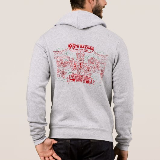 Pull À Capuche 95ème Bazaar (Dos)