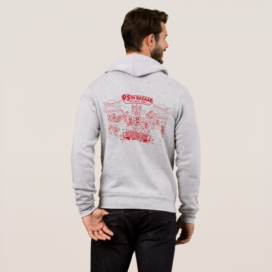 Pull À Capuche 95ème Bazaar (Dos entier)