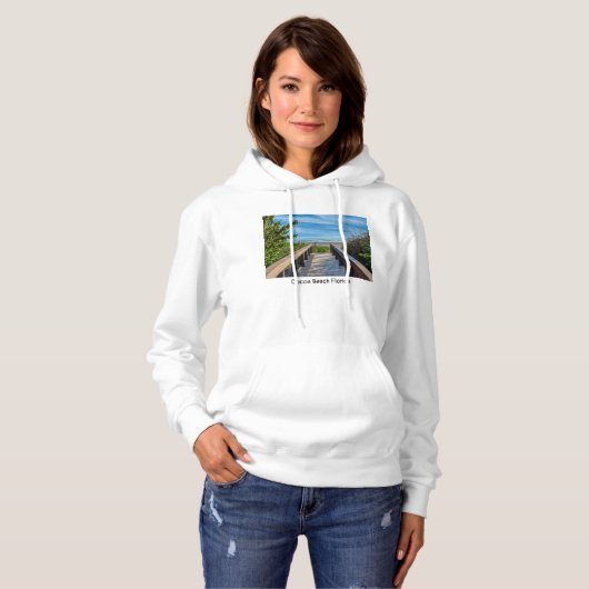 Pull À Capuche À La Plage (Devant entier)