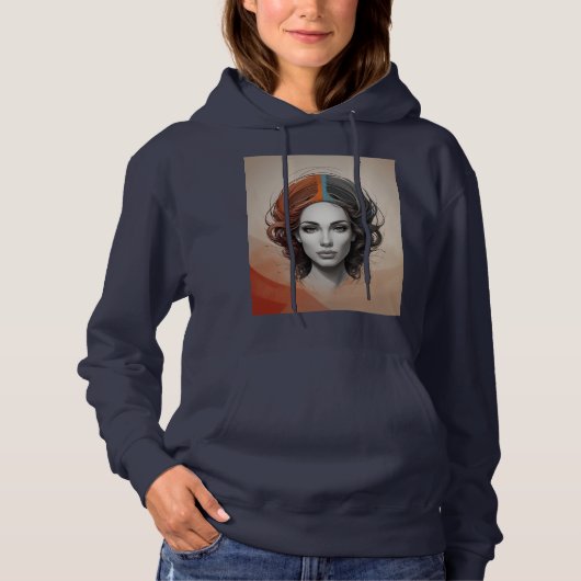 Pull À Capuche à l'intérieur de la fille vivante (Devant)