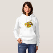 Pull À Capuche Abeille en fleurs (Devant entier)