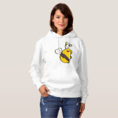 Pull À Capuche Abeille extraterrestre (Devant entier)