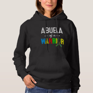 Pull À Capuche Abuela D'Un Guerrier Sensibilisation sur l'autisme