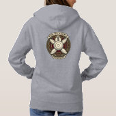 Pull À Capuche Académie de Disc Golf Crest (Dos)