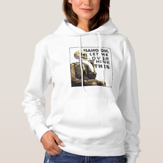 Pull À Capuche Accroche-toi, laisse-moi oublier ça (Devant)