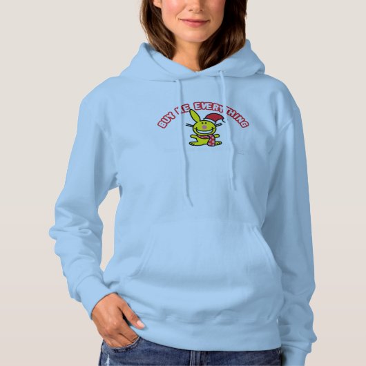 Pull À Capuche Achète-moi tout (Devant)