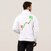 Pull À Capuche Acheter Low Sell High Streetwear pour le stratège (Dos entier)