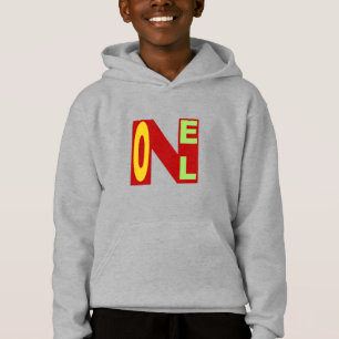 Pull à capuche acier enfants DESIGN NOEL