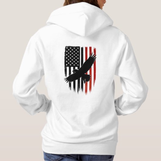 Pull À Capuche Acier et rayures (Dos)