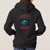 Pull À Capuche Addict de cinéma d'horreur Zombie Halloween (Dos)