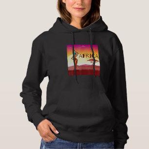 Pull À Capuche Afrique Safari Animaux sauvages Mignonne nouveauté
