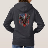 Pull À Capuche Aigle américain (Dos)