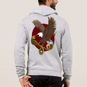 Pull À Capuche Aigle et serpent