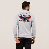 Pull À Capuche Aigle patriotique (Dos entier)