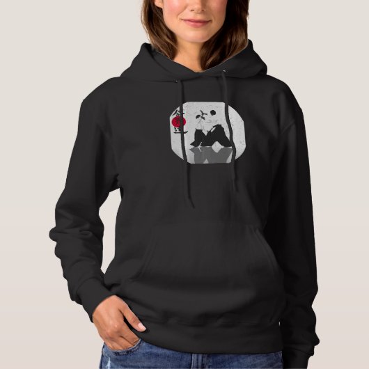 Pull À Capuche Aikido Karate Judo Cool Martial Arts Retro Martial (Devant)