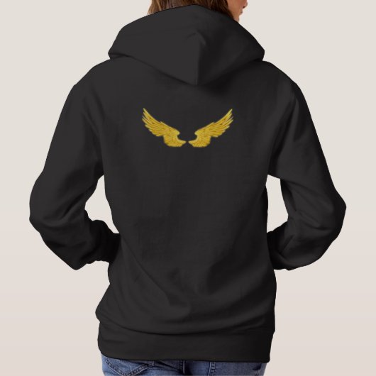 Pull À Capuche Ailes de l'Ange d'Or (Dos)