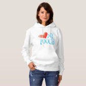 Pull À Capuche Aime mon toutou (Devant entier)