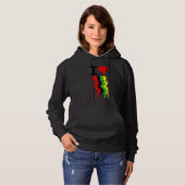 Pull À Capuche Aimer Afrique Noir Histoire Mois Afro-Américain M (Devant entier)