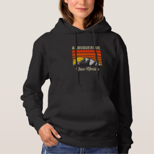 Pull À Capuche Albuquerque Nouveau-Mexique Retro City State Vinta