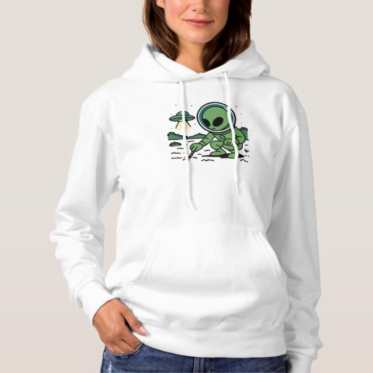 Pull À Capuche Alien Melancholy (Devant)