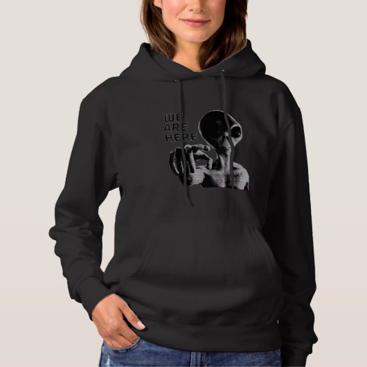 Pull À Capuche Alien Roswell (Devant)