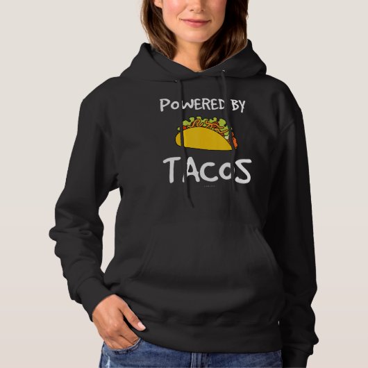 Pull À Capuche Alimenté Par Tacos Tacos (Devant)