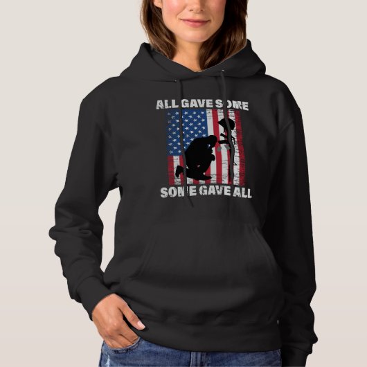 Pull À Capuche All Gave Some , Some Gave All - USA Army (Devant)