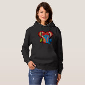PULL À CAPUCHE ALL LOVES BY MASANSER (Devant entier)