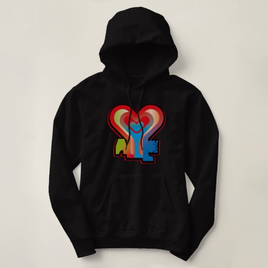 PULL À CAPUCHE ALL LOVES BY MASANSER (Design devant)