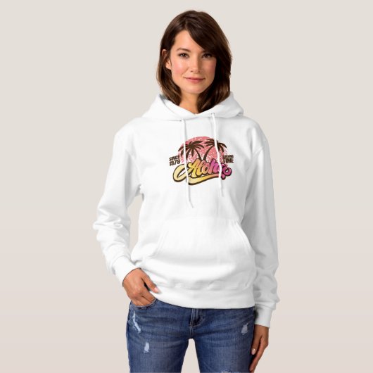 Pull À Capuche Aloha (Devant entier)