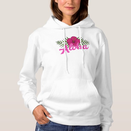 Pull À Capuche Aloha Hawaii Hawaii Île Hawaiian Surf Tropical (Devant)