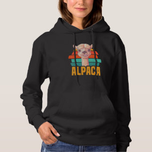 Pull À Capuche Alpaca Et Llama Animaux Alpaca Randonnée Llama