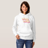 Pull À Capuche Alpha Chi Omega | Écriture Groovy (Devant entier)
