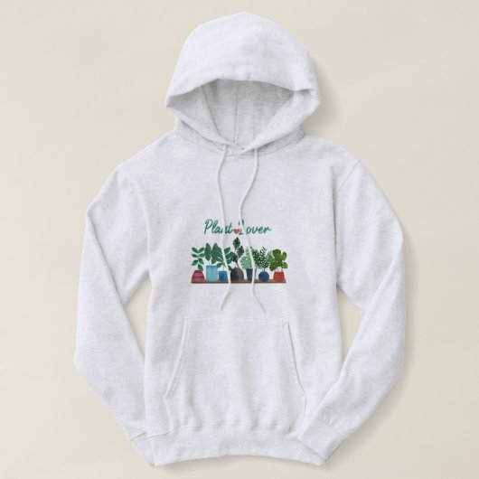 Pull À Capuche Amateur de plantes (Design devant)