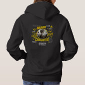 Pull À Capuche Amateurs de chats Personnalisés Drôles de Personna (Dos)