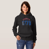 Pull À Capuche AMÉRIQUE 1776 année de liberté  (Devant entier)