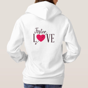 Pull À Capuche Amour adoptif - accueil - cadeau de parent