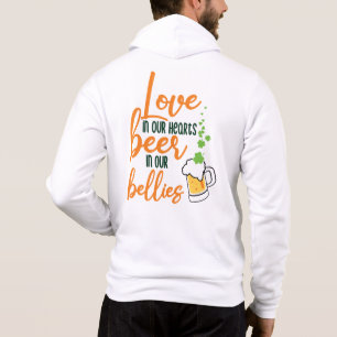 Pull À Capuche Amour & Bière St. Patrick Fun-61146