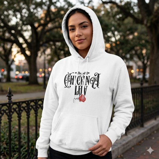 Pull À Capuche Amour Chicana | Fierté latina 