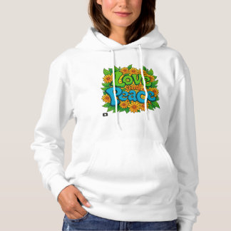 Pull À Capuche amour et paix