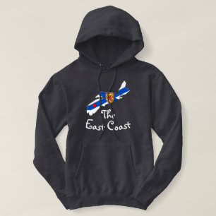 Pull À Capuche Amour La Côte Est Coeur Nouvelle-Écosse chemise
