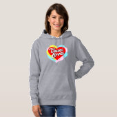 Pull À Capuche Amour Véritable (Devant entier)