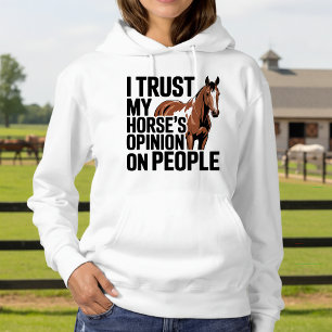 Pull À Capuche Amoureuse de chevaux Cowgirl occidentale Équestre