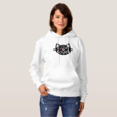 Pull À Capuche Amoureux des chats (Devant entier)