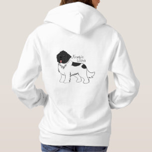 Pull À Capuche "Amoureux des Terre-Neuve" Femme Landseer Terre-Ne