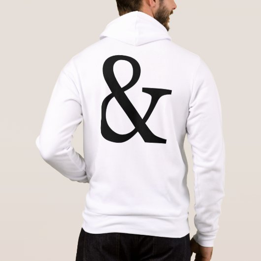 PULL À CAPUCHE AMPERSAND (Dos)