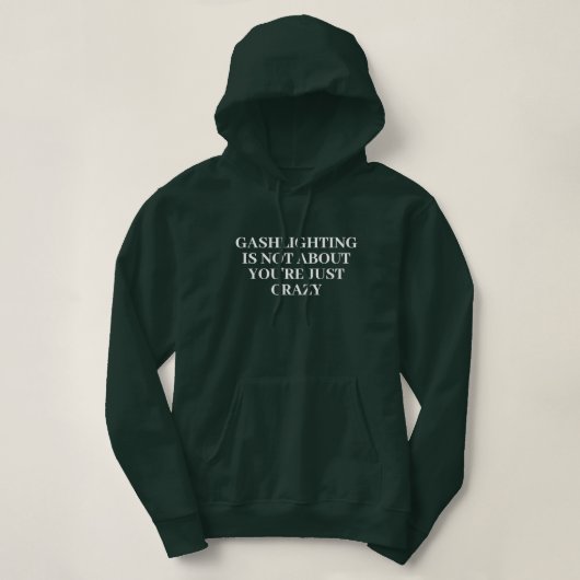 Pull À Capuche Amusant Stylish Cute Custom Minimal Monogramme Ver (Design devant)