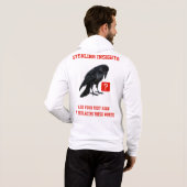 Pull À Capuche Analyste de Renseignement d'Affaires chez Custom C (Dos entier)